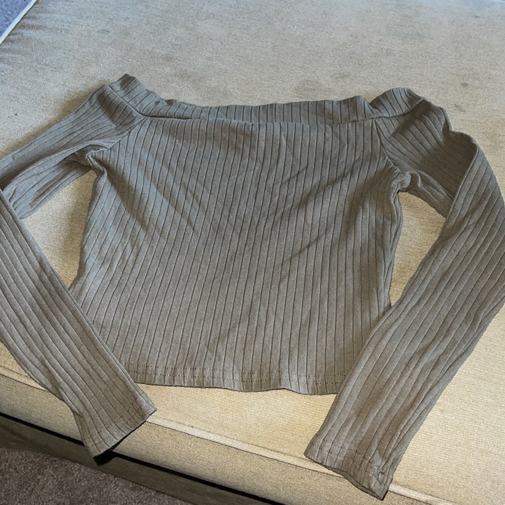 off the shoulder long sleeve